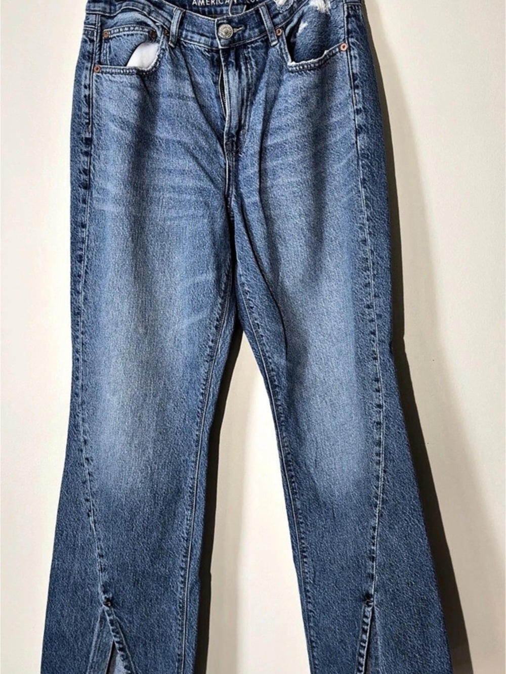 American Eagle 90s Bootcut Jeans in Blue Waist 12